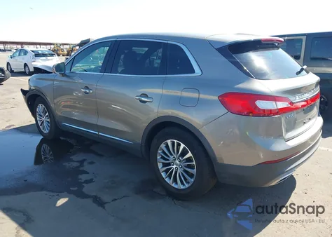 2016 Lincoln Mkx Select from USA, damaged, VIN 2LMPJ6KRXGBL53817